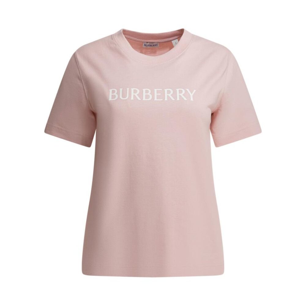 Burberry Cotton T-Shirt With Logo Tag Size XS Women